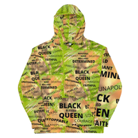 BBB (Beautiful, BLACK, Blessed) Queen Unisex Hoodie (Lime green)