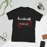 Juneteenth -Black Short-Sleeve Unisex T-Shirt