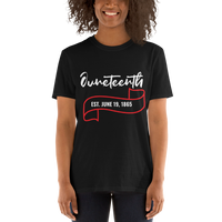 Juneteenth -Black Short-Sleeve Unisex T-Shirt