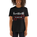 Juneteenth -Black Short-Sleeve Unisex T-Shirt