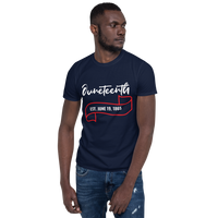 Juneteenth - Navy Short-Sleeve Unisex T-Shirt