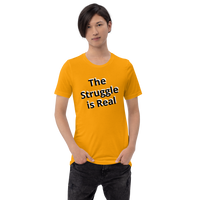 The struggle is real (shadow print )Short-Sleeve Unisex T-Shirt