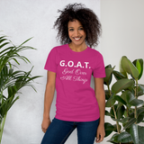 G.O.A.T. (God over all things) Short-Sleeve Unisex T-Shirt