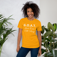 G.O.A.T. (God over all things) Short-Sleeve Unisex T-Shirt