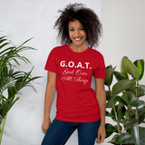 G.O.A.T. (God over all things) Short-Sleeve Unisex T-Shirt