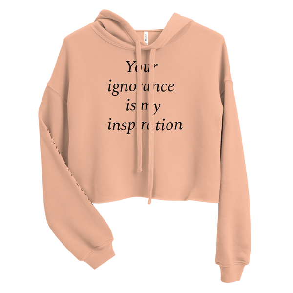 Thank you Hater -Crop Hoodie